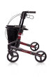 Rollator Troja Original Black Series S Farbe: bordeauxrot
