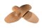 Weichpolster Rohling Fersensporn, breit Microfaser, 2,5mm, beige, Latex-Foam Gr. 45