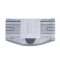 Rückenbandage b:joynz back support straight zur Kompression mit Massagepelotte Farbe: titan Gr. 7