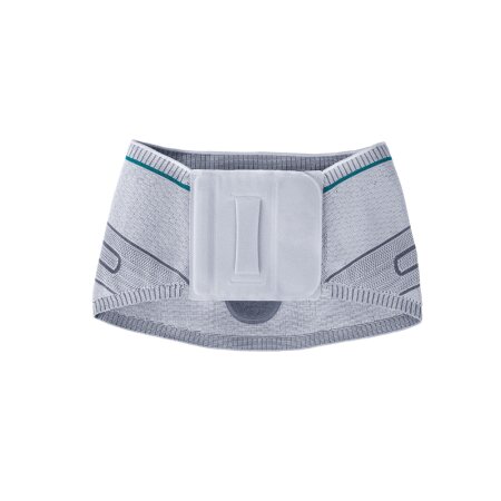 Rückenbandage b:joynz back support waisted zur Kompression mit Massagepelotte Farbe: titan Gr. 1