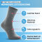 Merinowollsocken antibakteriell Farbe: aschgrau Gr. 42-43