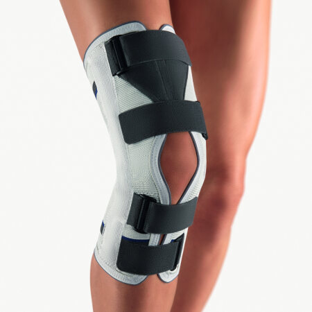 Bort Kniebandage Stabilo offene Form, silber Gr. 1