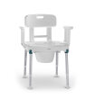Dusch- und Toilettenstuhl Aquatec Pure Azure, feststehend