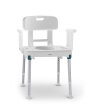 Dusch- und Toilettenstuhl Aquatec Pure Azure, feststehend