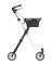 Indoor-Rollator Pixel mit Tablett und Tasche, Sitzbreite 71cm Farbe: toffee/braun