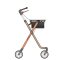Indoor-Rollator Pixel mit Tablett und Tasche, Sitzbreite 71cm Farbe: schwarz/weiß