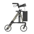 Rollator Stylus Base Line mit Rückengurt und Stockhalter Farbe: champagner SH M/55 cm