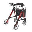 Rollator Stylus Base Line mit Rückengurt und Stockhalter Farbe: champagner SH M/55 cm