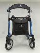 Rollator SERVER PUR-Softräder SKY BLUE, mit Stockhalter, Tasche, Rückengurt und Klingel SH M/55 cm