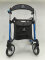 Rollator SERVER PUR-Softräder SKY BLUE, mit Stockhalter, Tasche, Rückengurt und Klingel SH L/62 cm